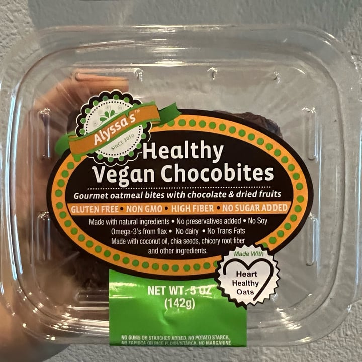 review photo of Alyssa’s Healthy Vegan Chocobites shared by @fernandasilveira on 09 May 2022 - review