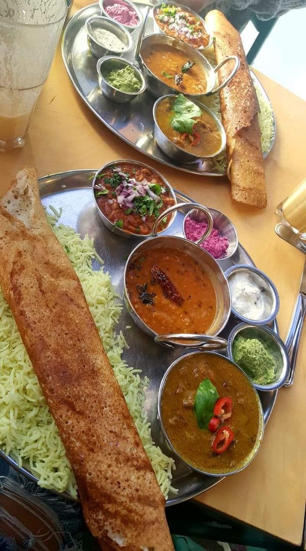 菜肴“Thali plate”的照片