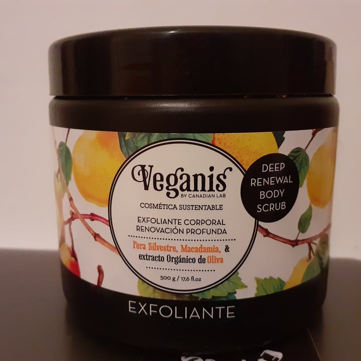 review photo of Veganis EXFOLIANTE CORPORAL RENOVACION PROFUNDA Pera Silvestre & Macadamia con extracto Orgánico de Oliva shared by @veganapiola on 15 Jan 2021 - review