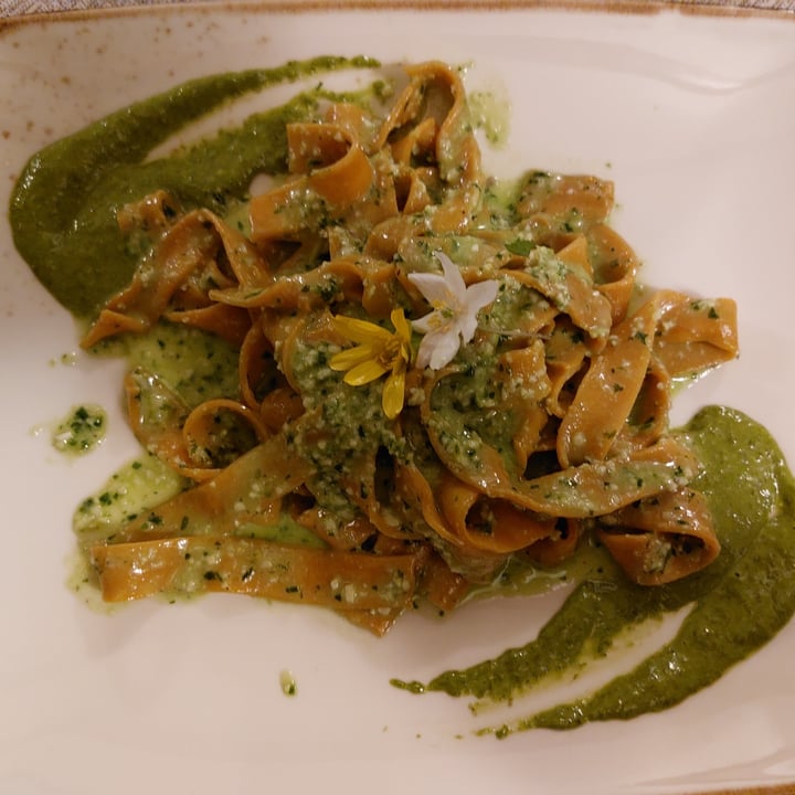 photo of Ristorante Vecchi Ricordi da Gimbo Tagliatelle Alla Curcuma Con Aglio Orsino shared by @giuliaarmellini on  13 Apr 2022 - review