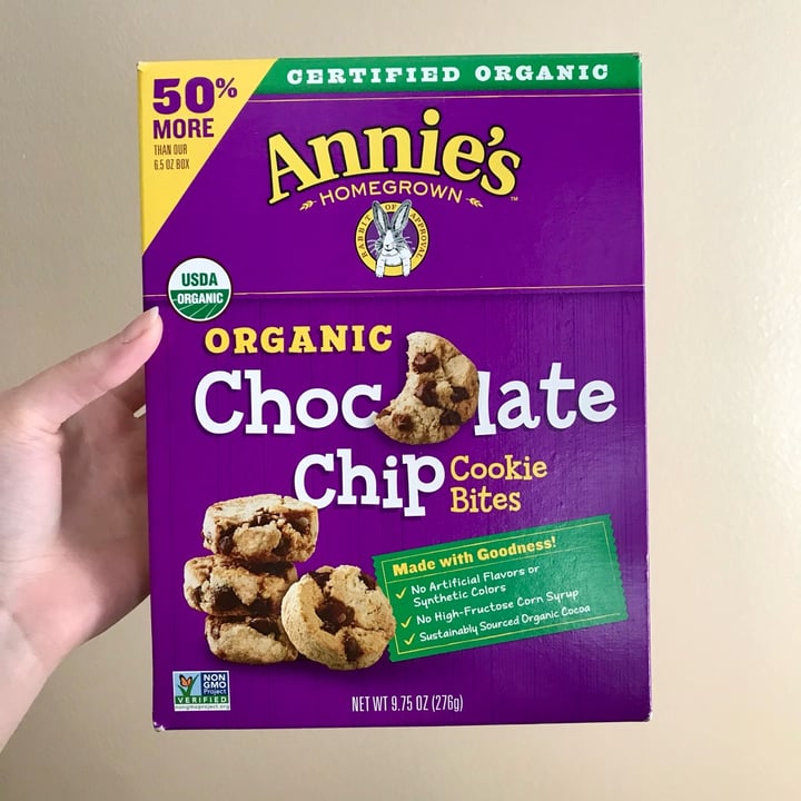 photo of Annie’s Chocolate Chip Cookie Bites shared by @oddish on  04 May 2022 - review