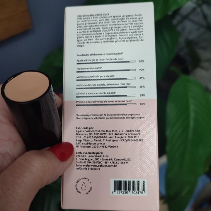 review photo of Hidrabene Base Stick FPS 50 shared by @vanessaluchetti on 05 Nov 2022 - review