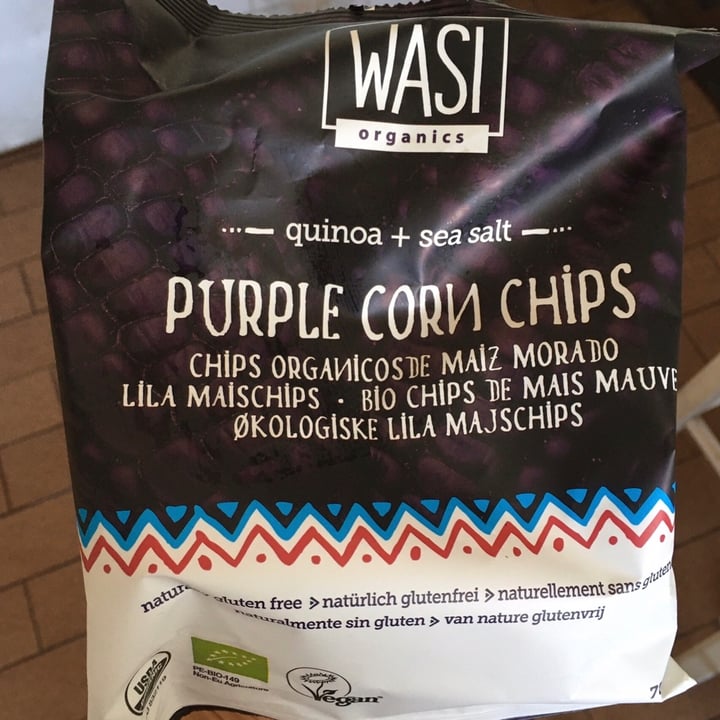 photo of Wasi Organics Chips De Maíz Morado shared by @moraviajetariana on  01 May 2020 - review