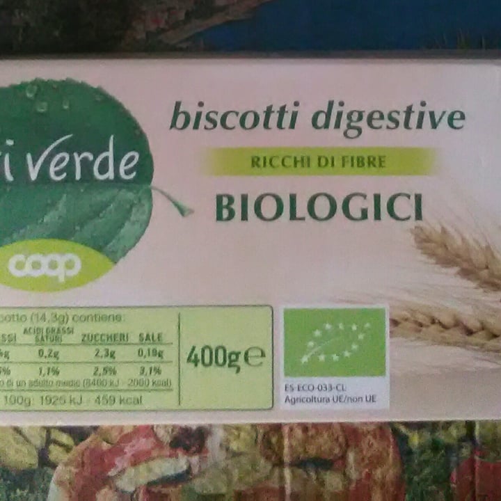 photo of Vivi Verde Coop Biscotti Digestive Biologici shared by @adefraintigullio on  22 Jun 2022 - review