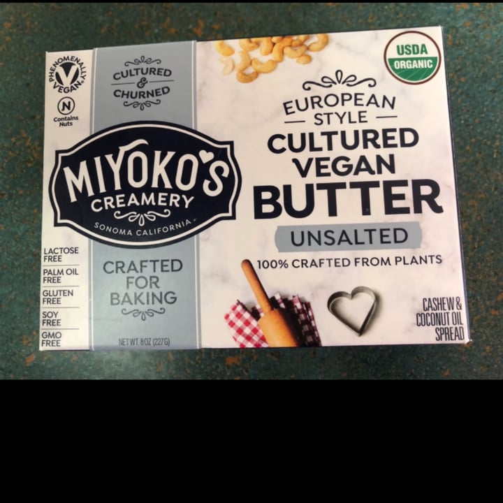 photo of Miyoko's Creamery European style cultured vegan butter shared by @togoam on  14 Apr 2022 - review