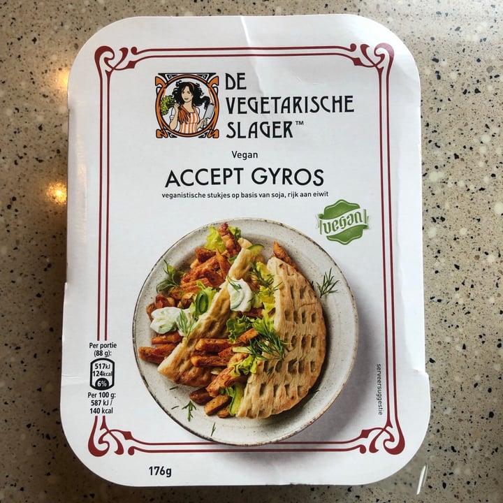 review photo of De vegetarische slager Accept gyros shared by @justinleeijen on 25 May 2021 - review