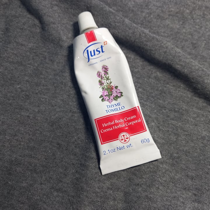 review photo of Just Crema corporal de tomillo shared by @fedco on 12 Jul 2021 - review