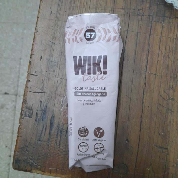 review photo of Wik taste Wik Taste Barrita De Quinoa Inflada Y Chocolate shared by @harrita-exe on 22 Apr 2022 - review