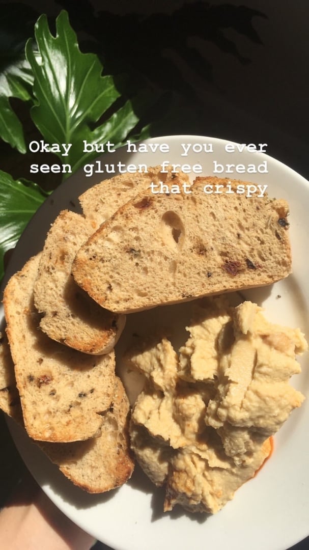 photo of Gluten free bake house Olive & sundried tomato focaccia shared by @violetandrre on  13 Apr 2020 - review