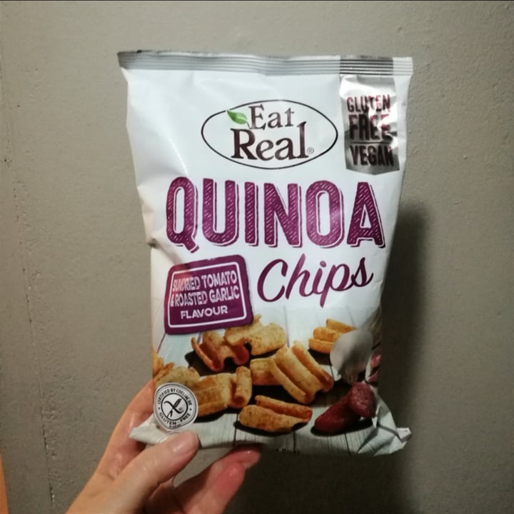 photo of Eat Real Eat real quinoa chips sun dried tomato & roasted garlic flavour shared by @josiearmadillo on  02 Dec 2021 - review