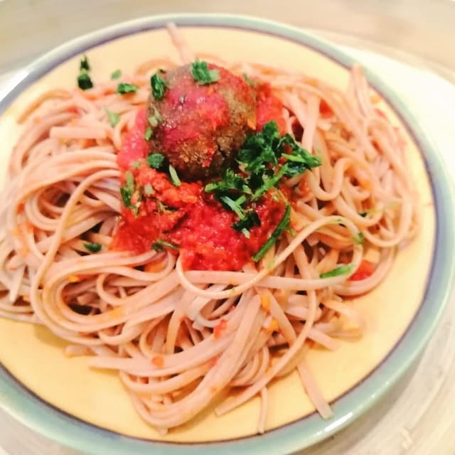 Photo of the dish “Spaghetti 🍝 Al Sugo Con Polpette”