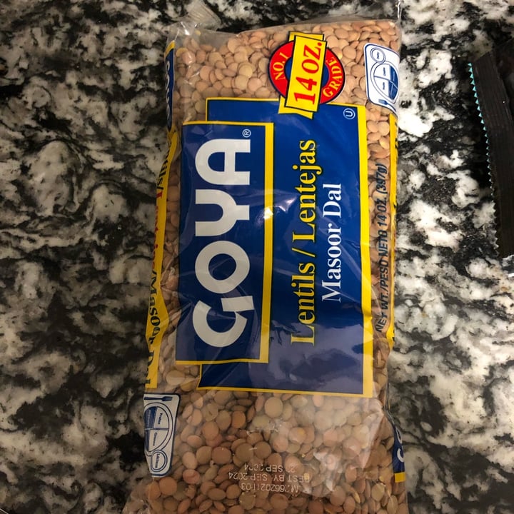 photo of Goya Red lentils shared by @valeskafreire on  27 Oct 2021 - review