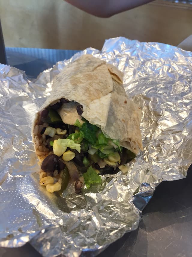菜肴“Veggie Burrito”的照片