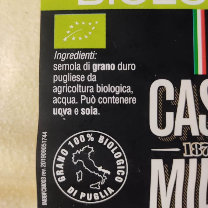 photo of Casa Milo Pasta fresca di semola di grano duro shared by @raffa70s70 on  20 Sep 2021 - review