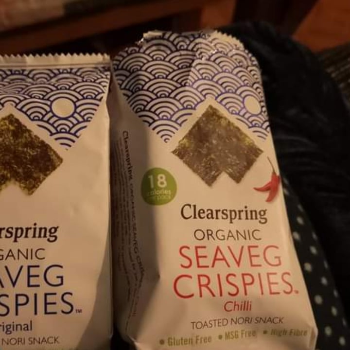 review photo of Clearspring Seaveg Crispies Chilli shared by @claraysusperros on 05 May 2021 - review