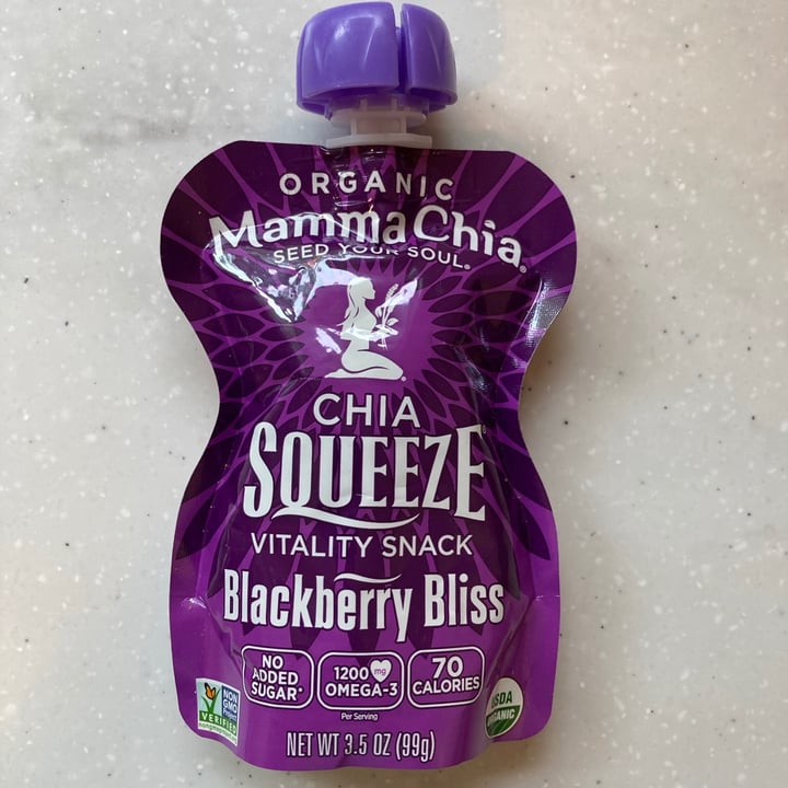 photo of Mamma Chia Chia Squeeze Blackberry Bliss shared by @serenben on  09 Jun 2021 - review
