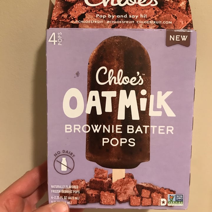 photo of Chloe’s Pops  Oat Milk Brownie Batter Pops shared by @baileysmom1985 on  15 Jun 2021 - review