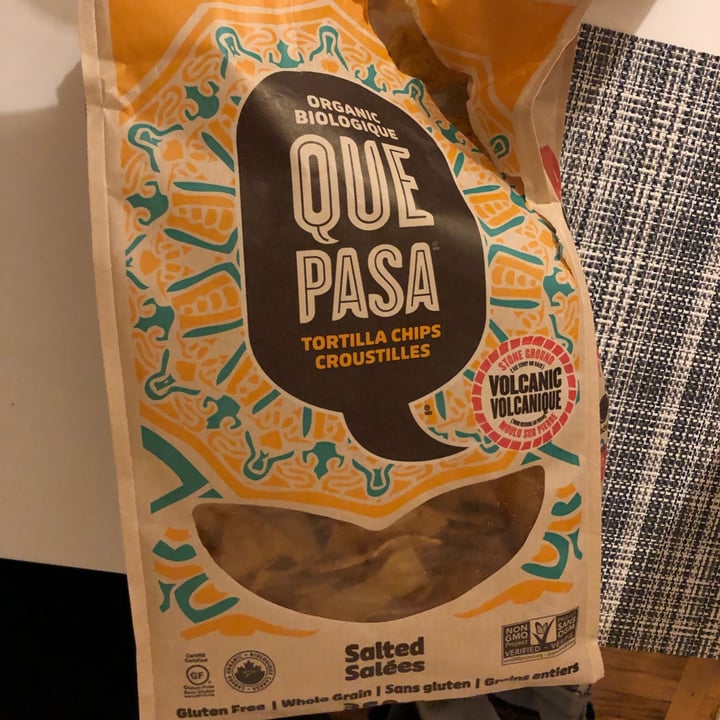 photo of Que Pasa Organic Salted Tortilla Chips shared by @colphax on  03 Mar 2022 - review