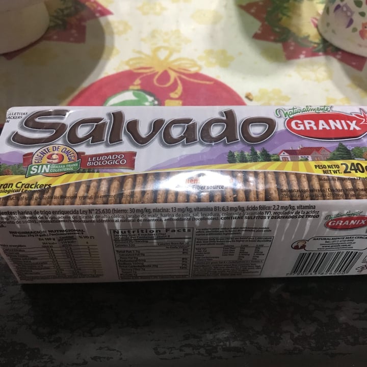 photo of Granix Galletitas Crackers con Salvado shared by @nicolerodriguez on  27 Feb 2021 - review
