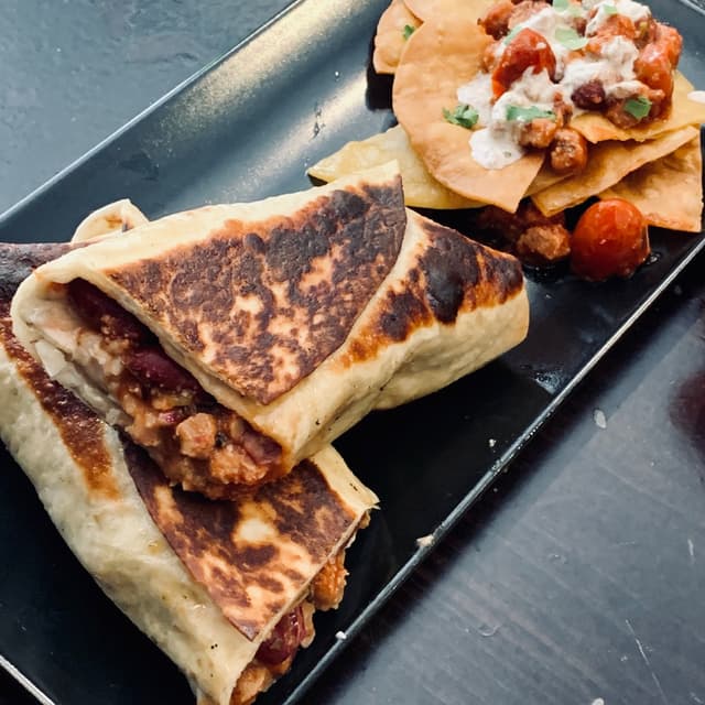Photo of the dish “Burrito enchilada vegana”