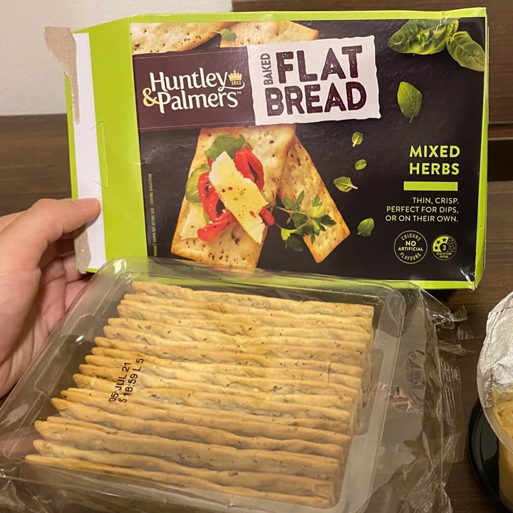photo of Huntley & Palmers Baked Flat Bread - Mixed Herbs shared by @rqyeo on  12 Mar 2021 - review