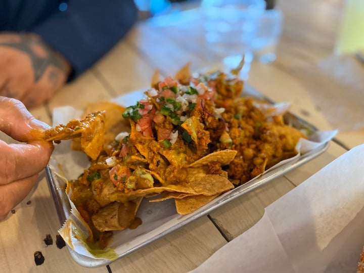 photo of EARTH Plant Based Cuisine Boss Nachos shared by @veganvato on  03 Dec 2019 - review