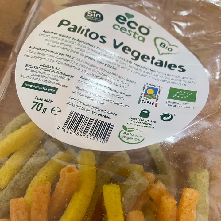 photo of Ecocesta Palitos vegetales shared by @ansalvat on  20 Apr 2021 - review