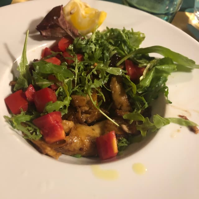 Photo of the dish “Tagliata Di Seitan Con Verdure”