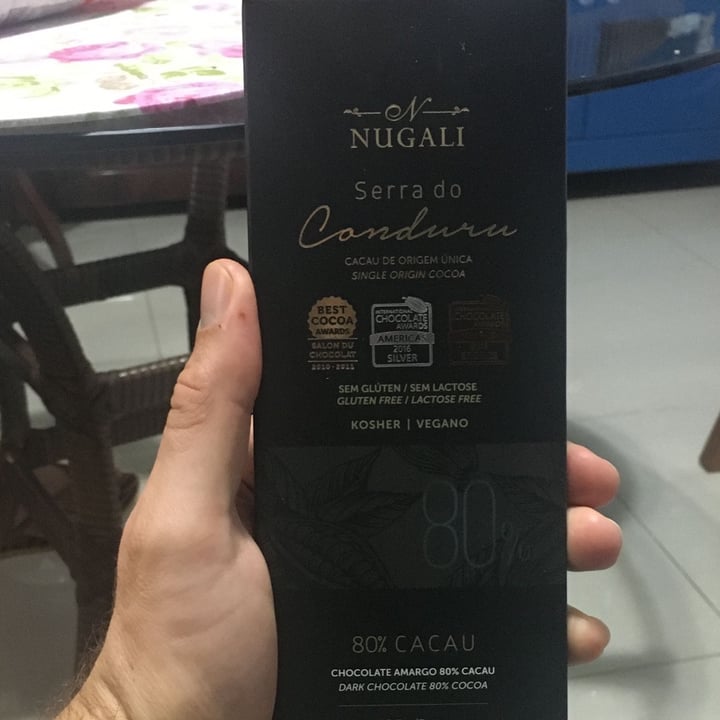 photo of Nugali Chocolate Amargo 80% Cacau - Serra Do Conduti shared by @ricardow on  19 Apr 2022 - review