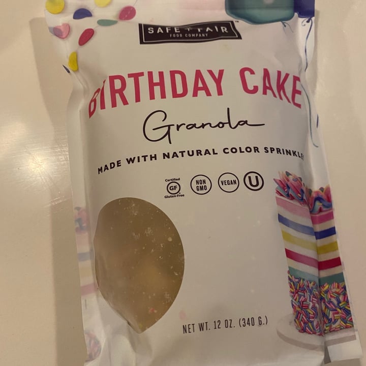 photo of The Safe + Fair Food Company Birthday Cake Granola shared by @megmully on  12 Jul 2021 - review