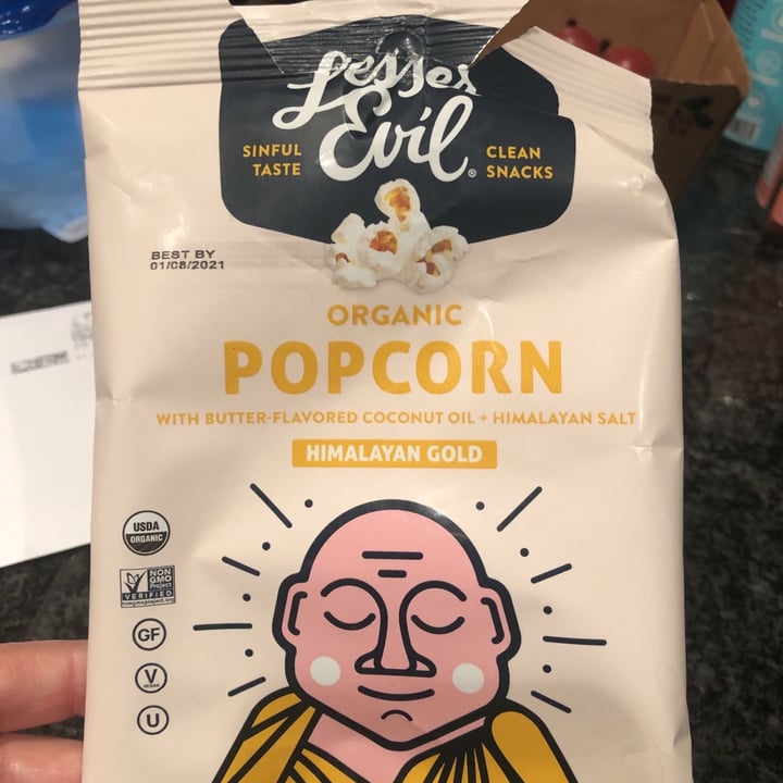 photo of Lesser Evil Snacks Himalayan Gold Popcorn shared by @yumi on  28 Jul 2020 - review