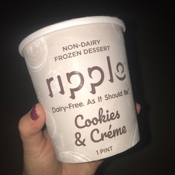 photo of Ripple Foods Cookies & Créme Plant-Based Frozen Dessert shared by @rocior on  12 Feb 2022 - review