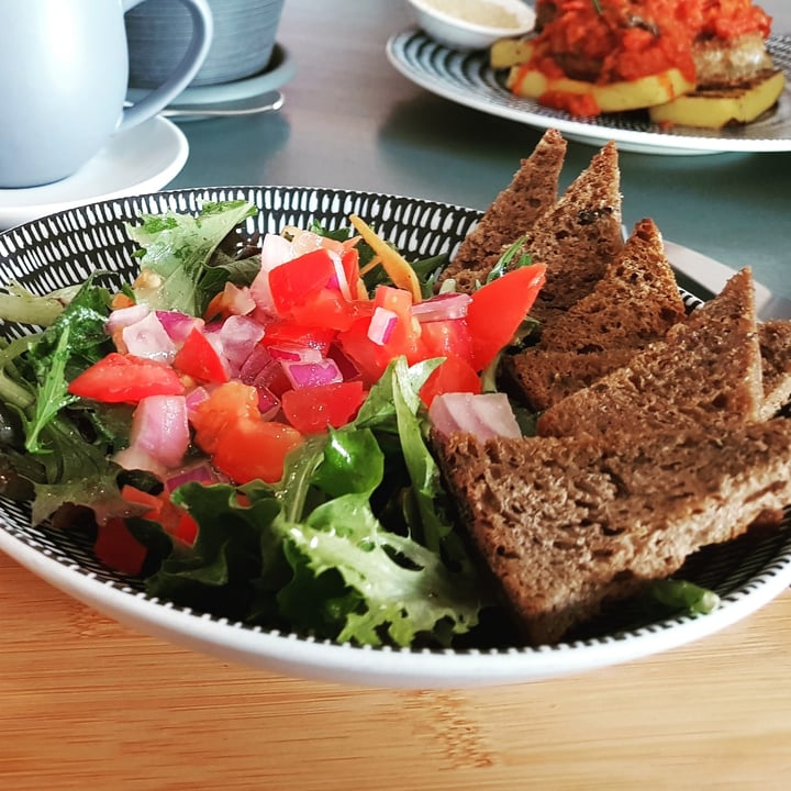 photo of Olivia's Pantry Slow cooked eggplant parma with salad shared by @vegan-vixen on  12 May 2020 - review