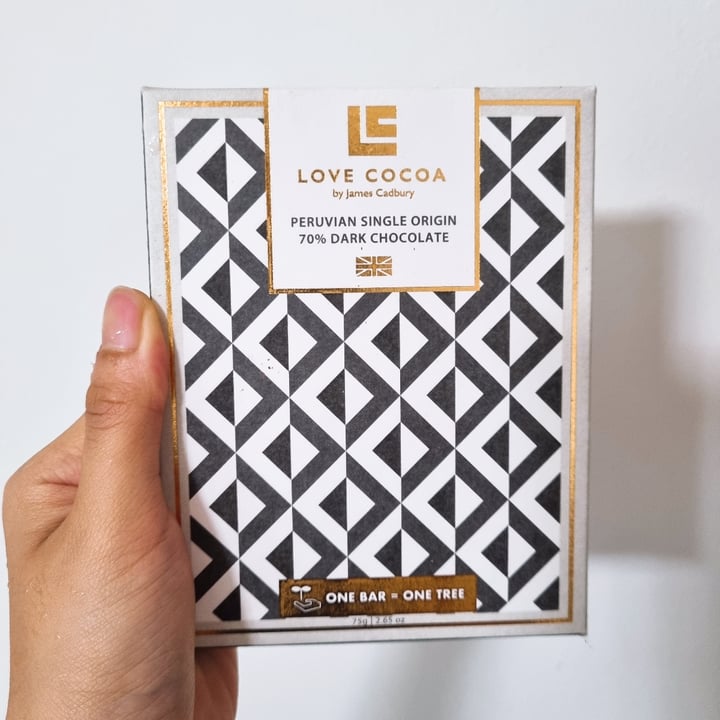 review photo of Love Cocoa by James Cadbury Peruvian 70% Dark Chocolate shared by @eatgrasswithme on 09 Apr 2022 - review