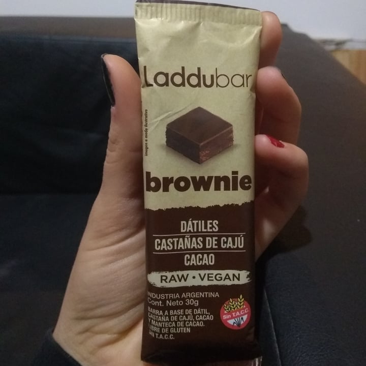 photo of Laddubar Barra sabor Brownie shared by @malelozano on  27 Jun 2021 - review