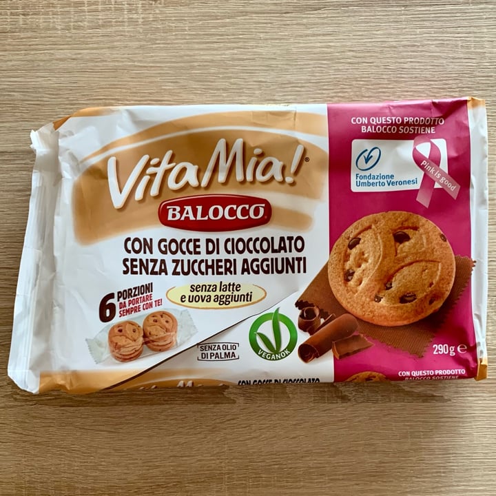 photo of VitaMia! Balocco Con Gocce Di Cioccolato Senza Zuccheri Aggiunti shared by @adele91m on  31 Mar 2022 - review