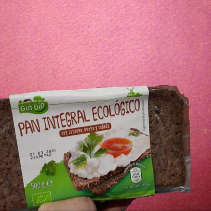 photo of GutBio Pan Integral Ecológico shared by @ladrilloeco on  09 Nov 2020 - review