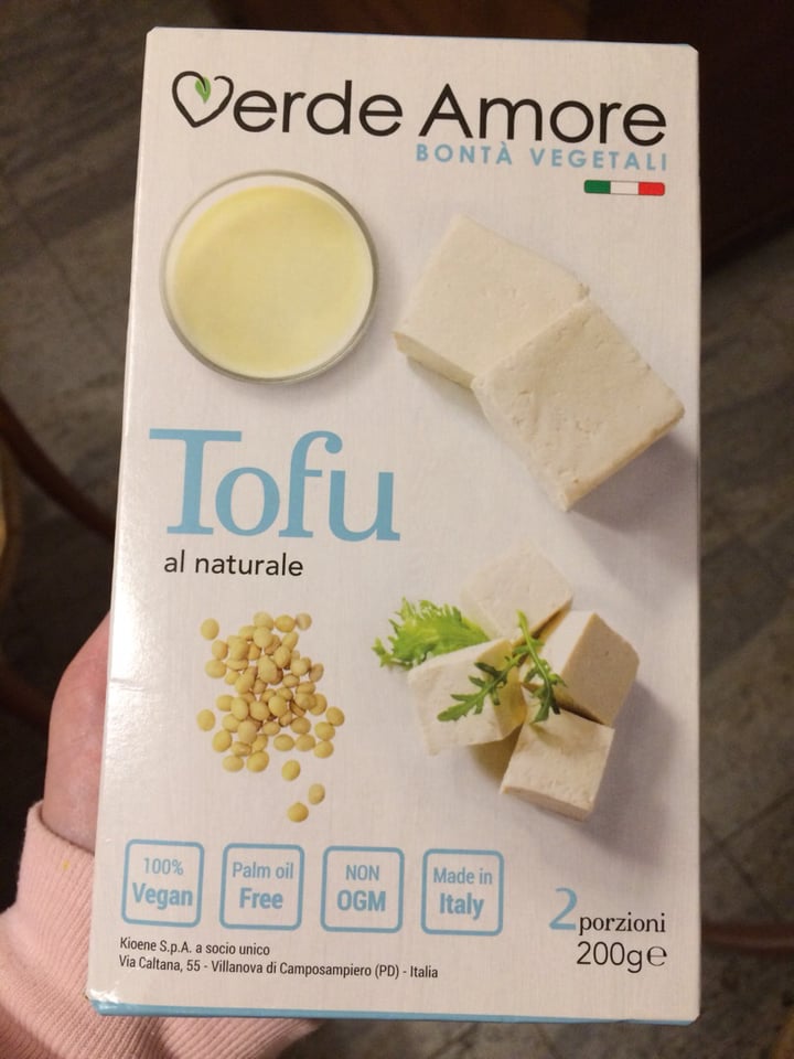 photo of Verde Amore Tofu al naturale shared by @erika99 on  07 Mar 2020 - review