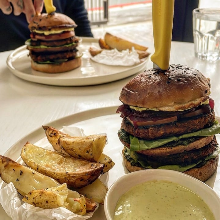 review photo of The Holy Spirit Vodka Bar and Restaurant Chef's Burger shared by @capetownvegan on 09 Nov 2022 - review