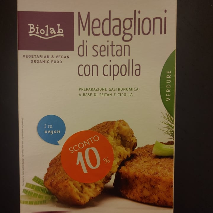 review photo of Biolab Medaglioni di seitan alla cipolla shared by @jemma89 on 14 Dec 2021 - review
