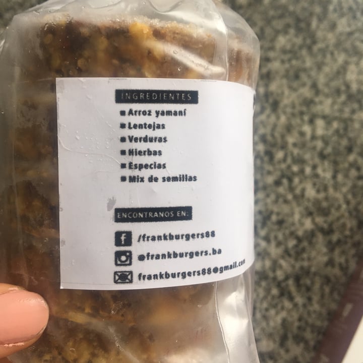 review photo of Frank Mini hamburguesa de lentejas shared by @sofilunacrisman on 12 Jun 2021 - review