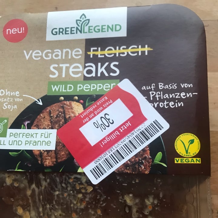 photo of Green Legend Vegan Steak shared by @frazazie on  04 Sep 2022 - review