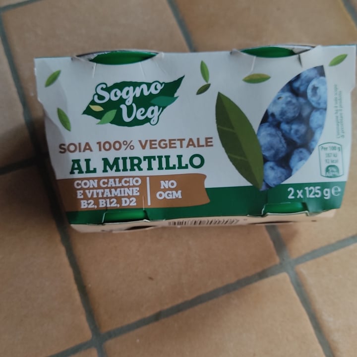 review photo of Sogno veg Yogurt Al Mirtillo shared by @cirimbriscola on 13 Jul 2022 - review
