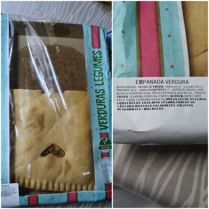 photo of Hacendado Empanada de verduras shared by @evahernandezmartinez on  23 Mar 2022 - review