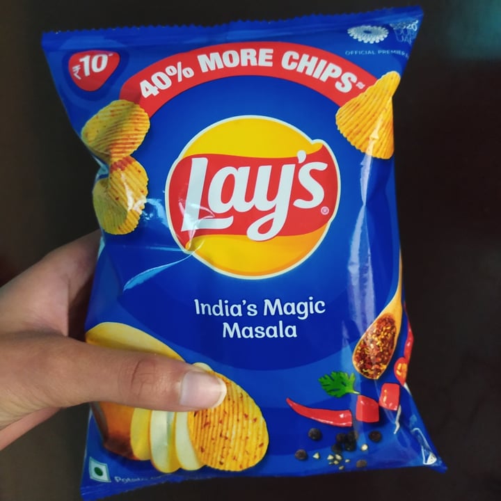 photo of Lay's Indian magic masala shared by @veganbhumika on  26 Jan 2022 - review