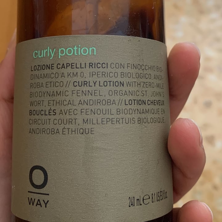 review photo of O Way Curly potion shared by @elenin75 on 19 Apr 2022 - review