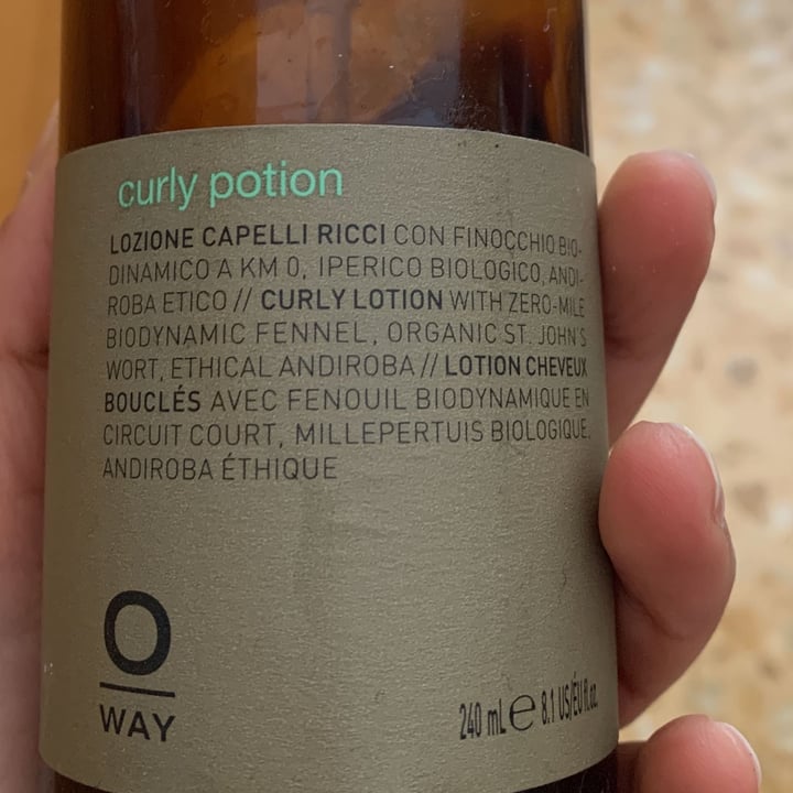 photo of O Way Curly potion shared by @elenin75 on  19 Apr 2022 - review