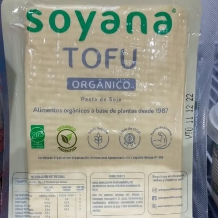 photo of soyana Tofu shared by @ericaterreros on  15 Nov 2022 - review