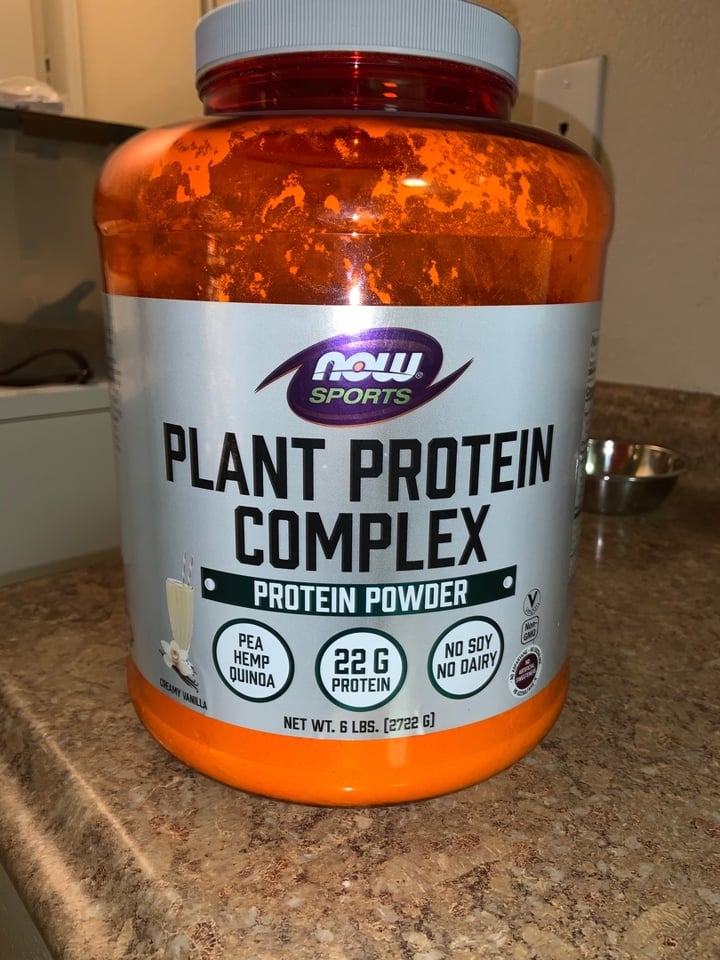 photo of NOW® Plant Protein Complex Protein Powder Creamy Vanilla shared by @hollyamber on  22 Dec 2019 - review