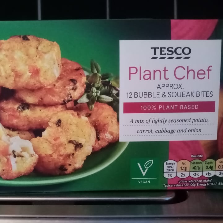 review photo of Tesco Plant Chef Bubble & Squeak Bites shared by @jmfc on 13 Dec 2020 - review